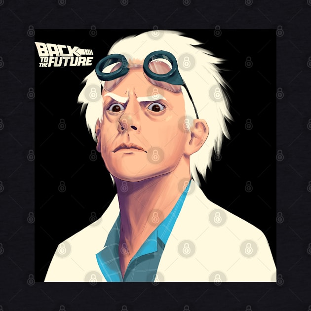 DOC BROWN - Back to the Future by NEVEN ARTWORKS